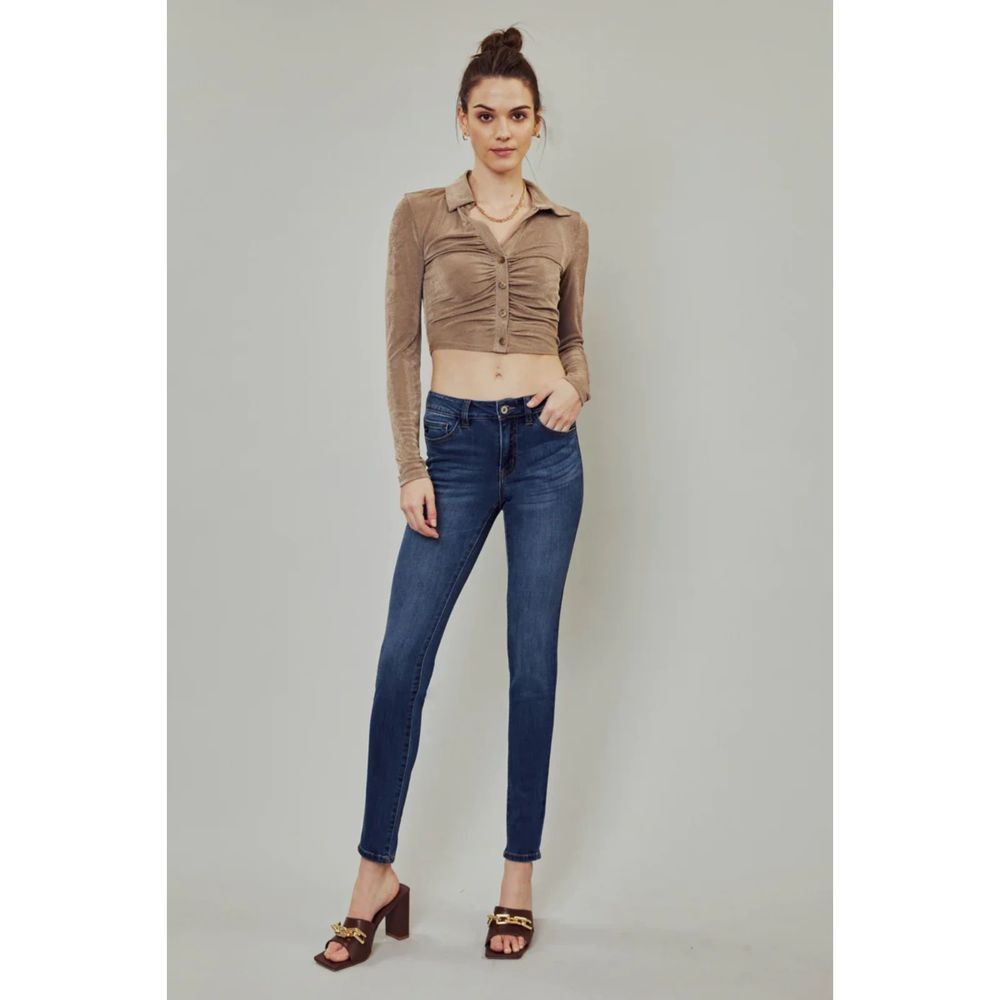 KANCAN Alani Mid Rise Super Skinny Jeans SZ 5 / 27 Stretch Denim Style #KC7092D